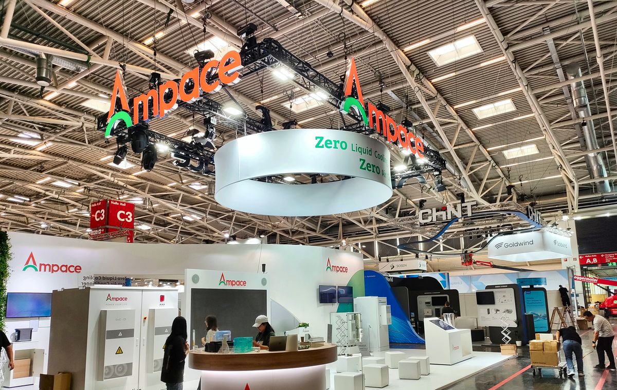 Stoisko Ampace — Intersolar Europe, Monachium