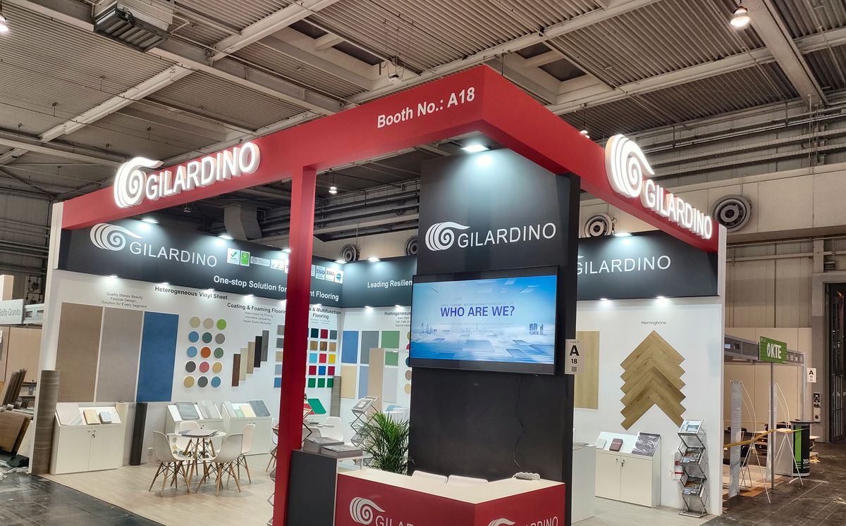 Stoisko Gilardino — Domotex, Hanower