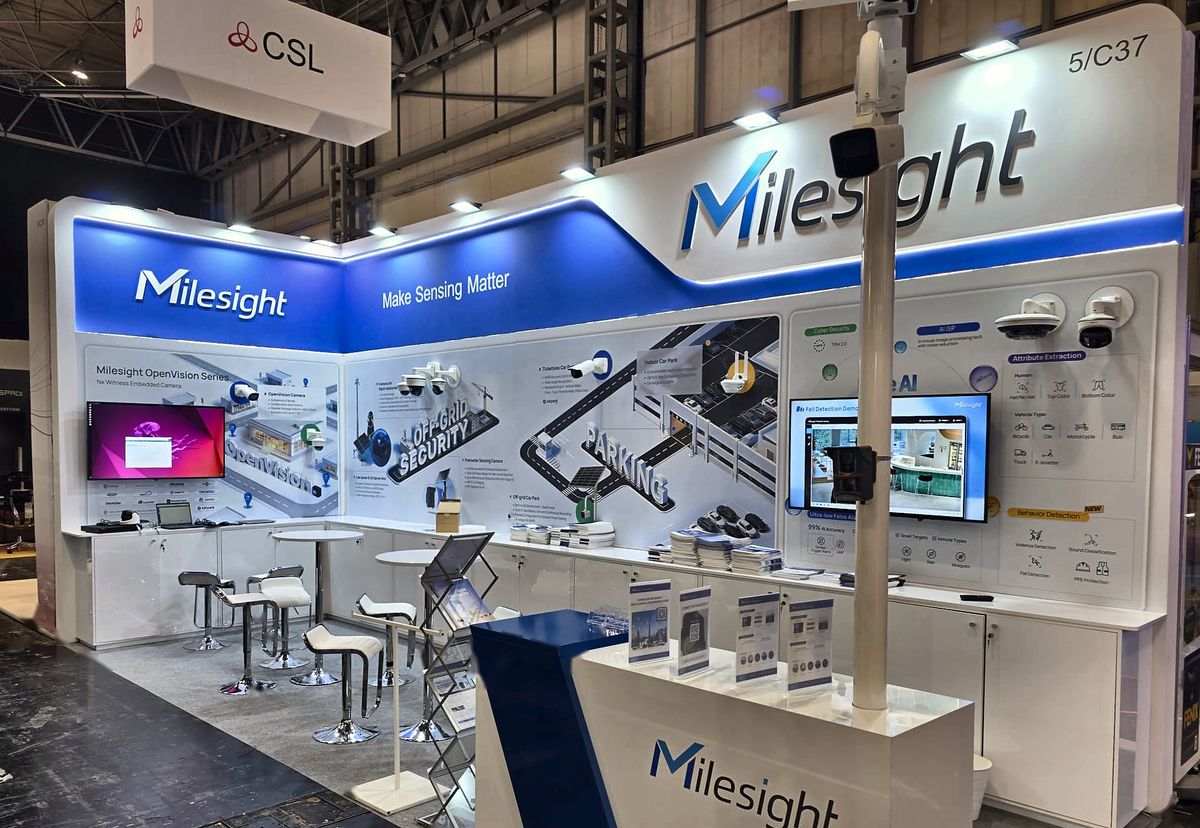Stoisko Milesight — The Security Event, Birmingham