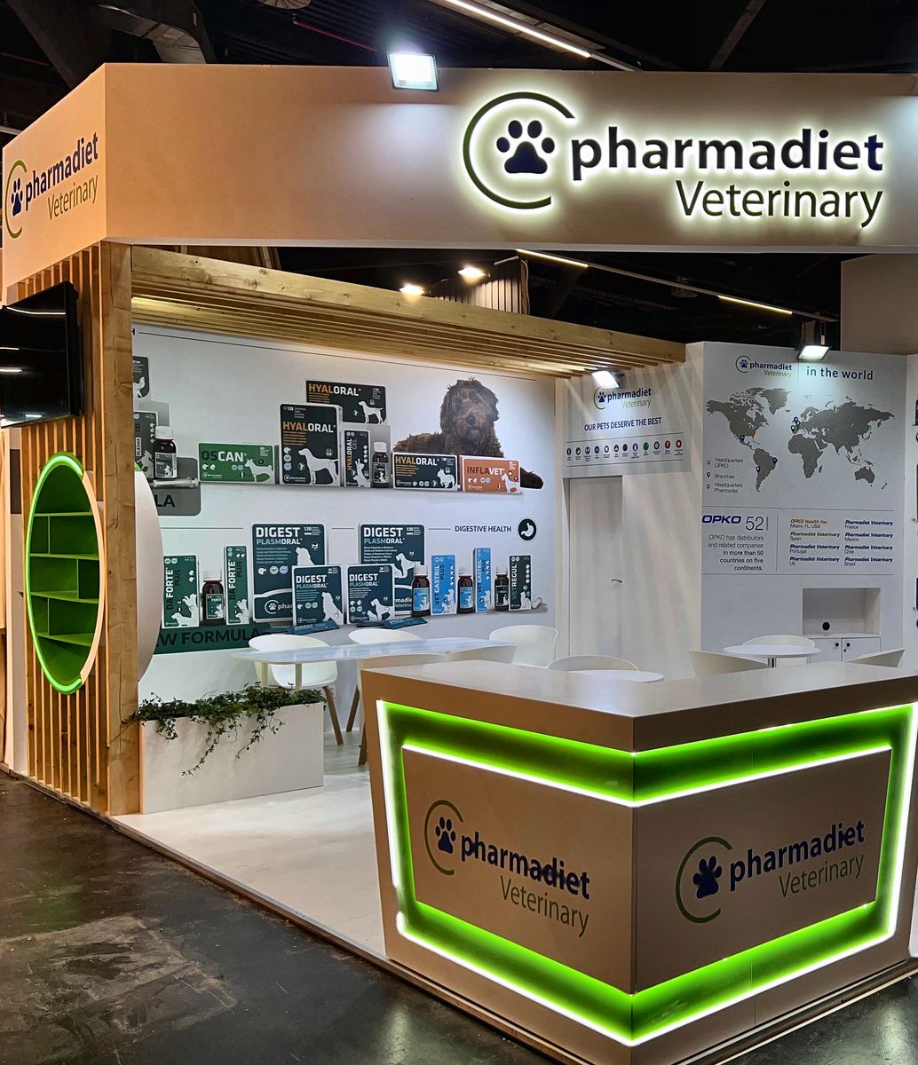 Stoisko Pharmadiet Veterinary — Interzoo, Norymberga