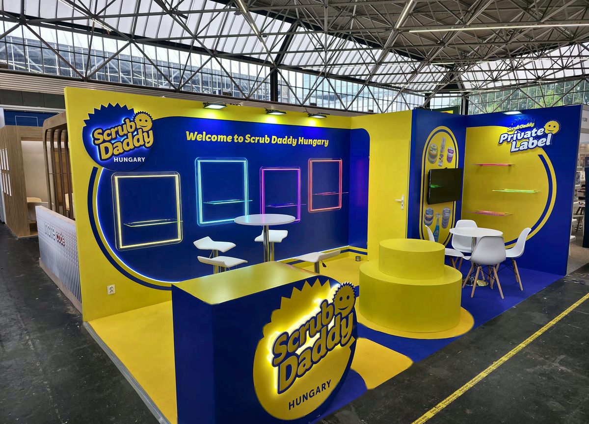 Stoisko Scrub Daddy — PLMA, Amsterdam