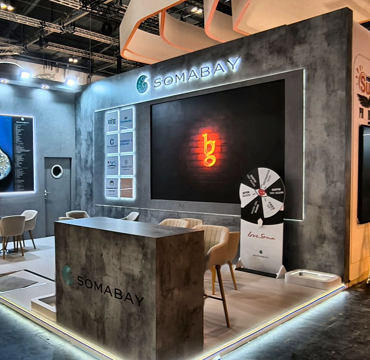 Stoisko Somabay — WTM, Londyn