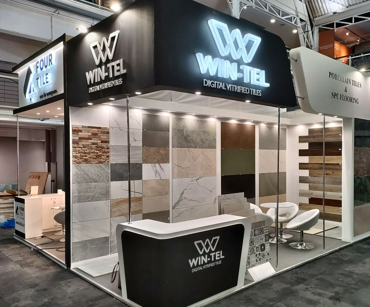 Stoisko Win-Tel — The Tile Show, Londyn
